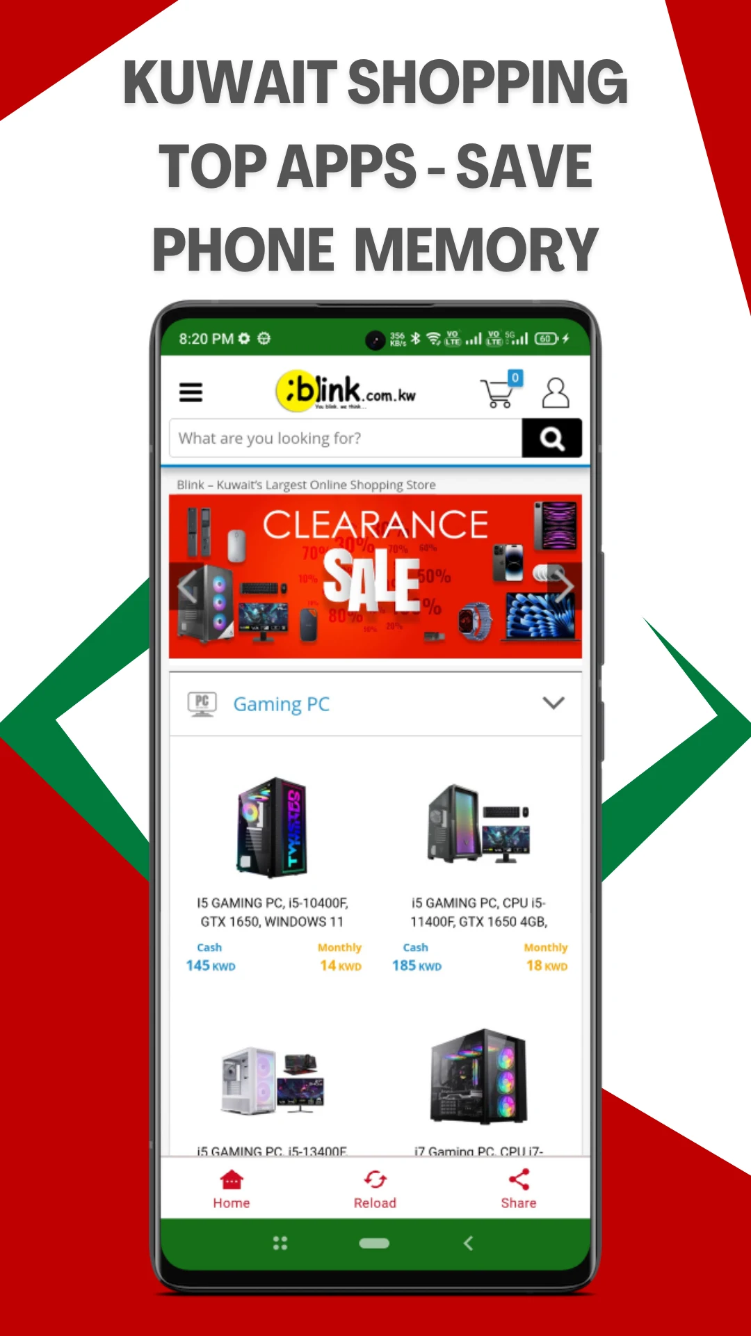 Kuwait Online Shopping Sites screenshot
